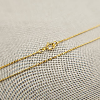very fine 9ct yellow gold curb chain