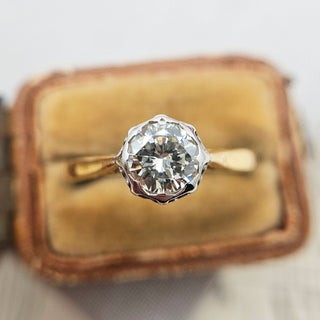 vintage diamond solitaire ring