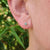 tiny emerald stud earrings