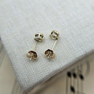 real gold and topaz earrings