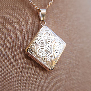 another view of the hand engraved front