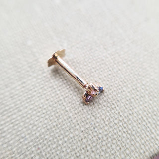 real 9K gold labret for helix