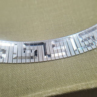 close up of Grecian design on Cleopatra necklace