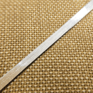 herringbone chain ankle bracelet in 925 sterling silver