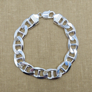 men's heavy and chunky anchor chain bracelet