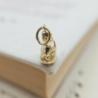 real gold buddha charm
