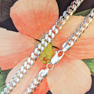 men's silver cuban link chain