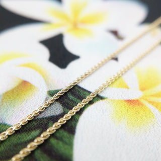 fine 9ct gold spiga chain