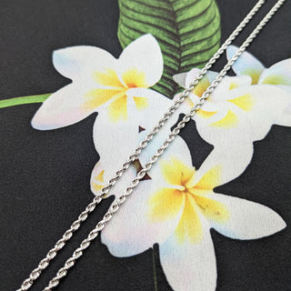 white gold necklace