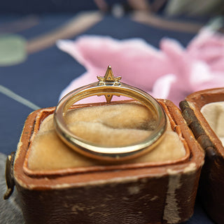 under setting view of ring