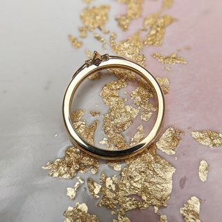 side profile of north star ring