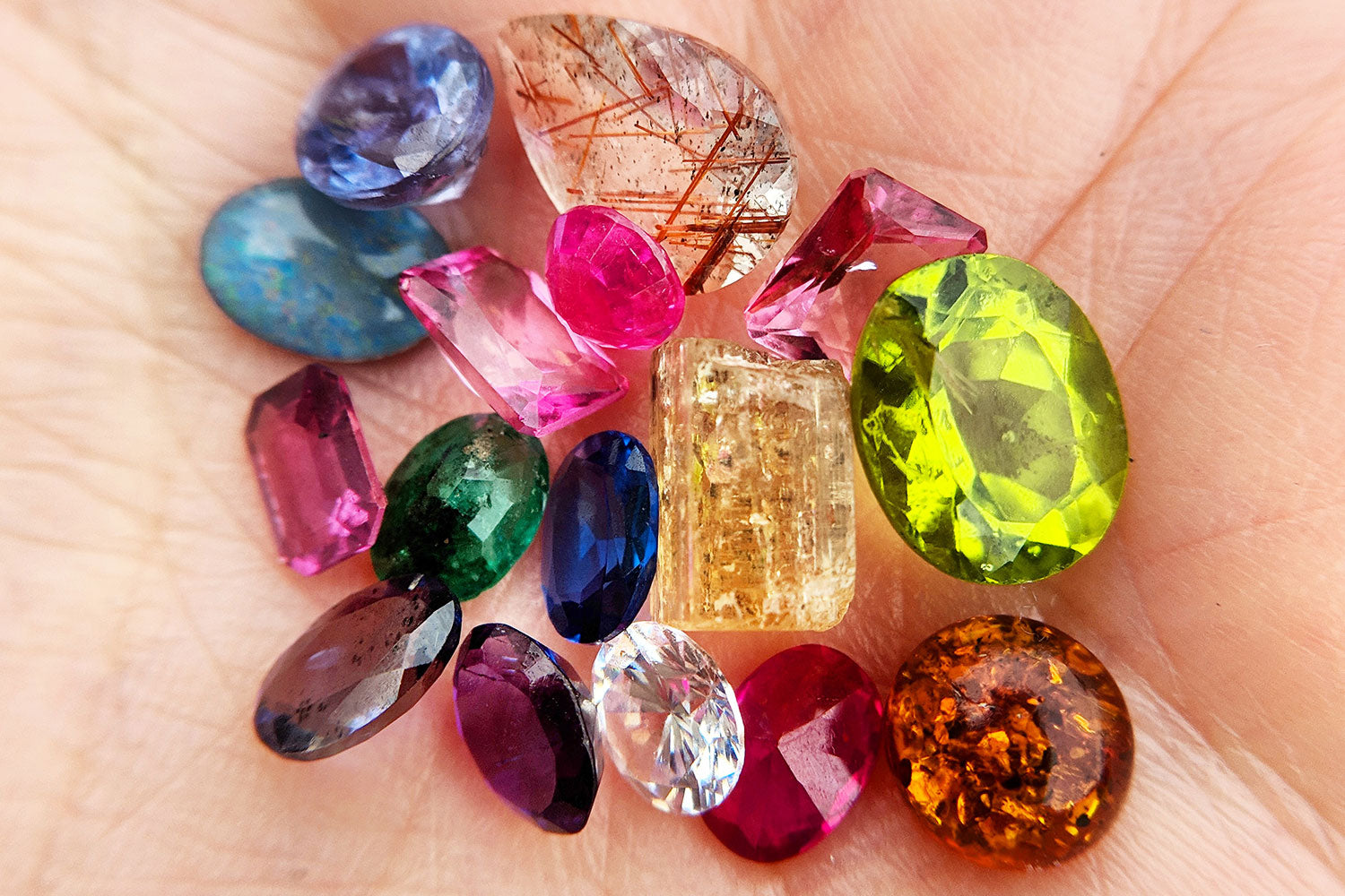 natural, treated and synthetic gemstones