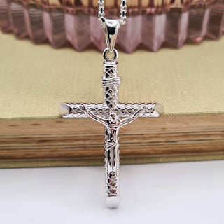 silver cross necklaces