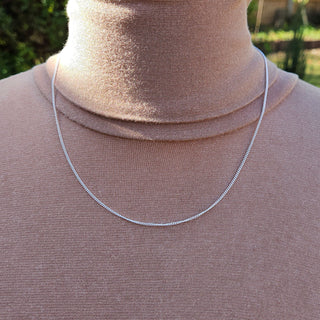sterling silver curb chain