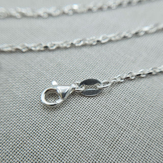 lobster clasp on sterling silver pendant chain
