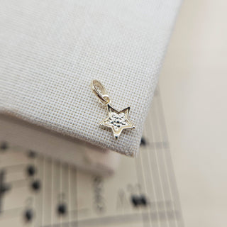 real gold star charm