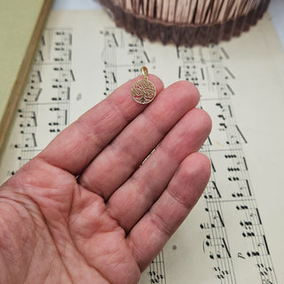 Very Small Gold Tree of Life Charm