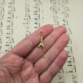 Small Gold Eiffel Tower Charm