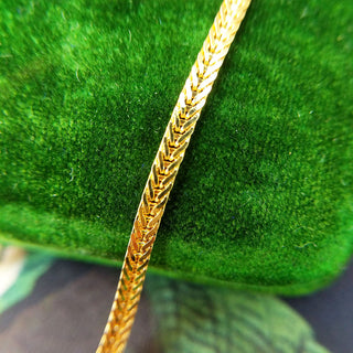 solid 18ct yellow gold chain