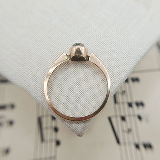 9ct rose gold ring with Chester hallmarks