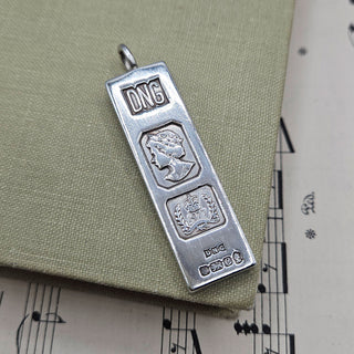 Vintage Silver Ingot Pendant | 28 grams | 1977