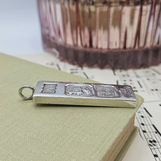 Vintage Silver Ingot Pendant | 28 grams | 1977