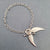 women's silver angel wings belcher bracelet