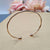 womens solid gold bangle