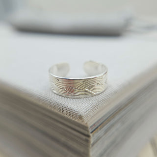 Braided Look Toe Ring
