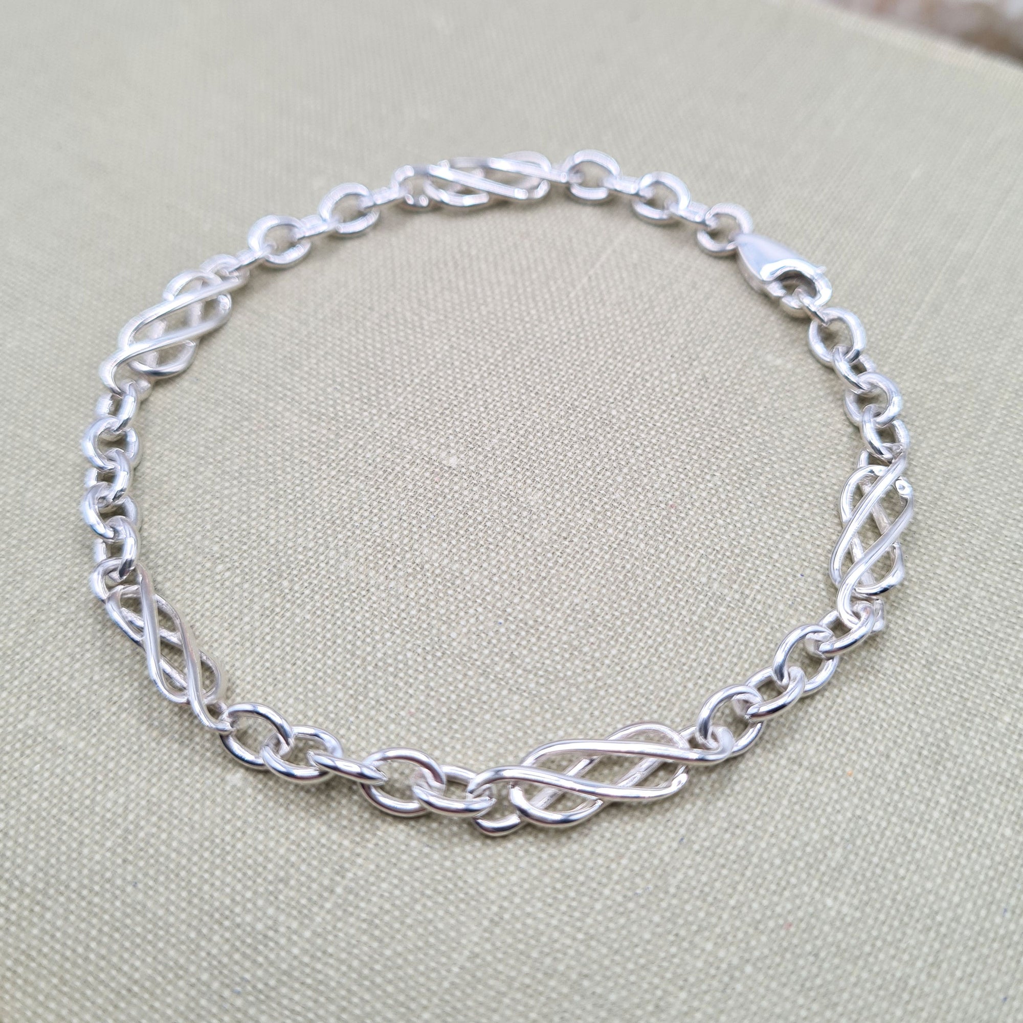 Solid 925 Sterling Silver Bracelets for Ladies, Free UK Delivery Jewellery  Gift | eBay
