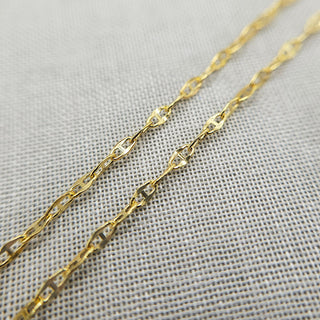 fine 9ct gold anchor chain necklace in gold