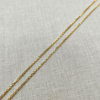 solid gold chain for pendants