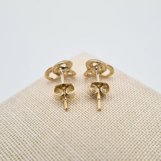 dainty gold stud earrings