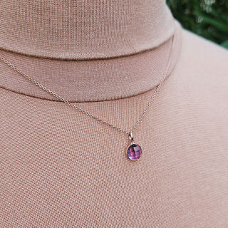 gold amethyst necklace