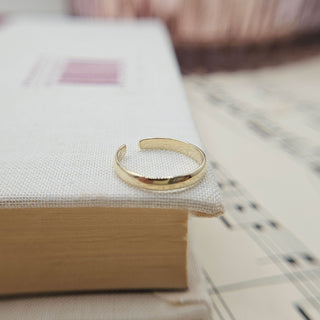 real gold toe ring
