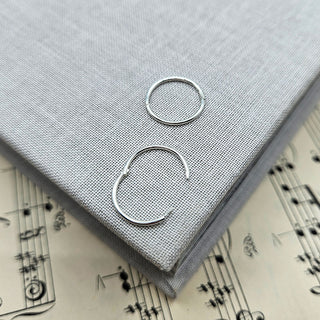 sterling silver sleeper earrings