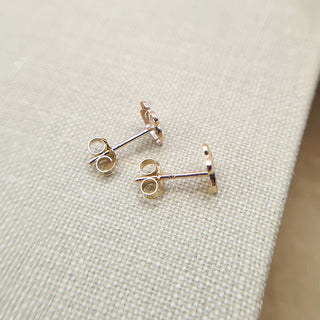 9ct yellow gold bee earrings