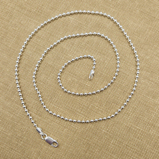 sterling silver ball chain necklace for pendants