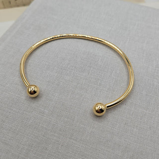 men's solid gold bangle