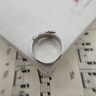 sterling silver belt buckle ring