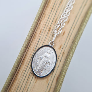 Virgin Mary pendant necklace