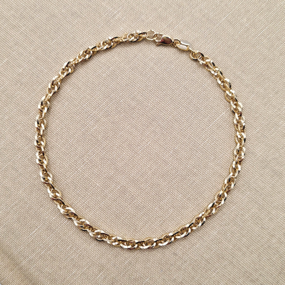 women&#39;s 9ct gold prince of wales bracelet