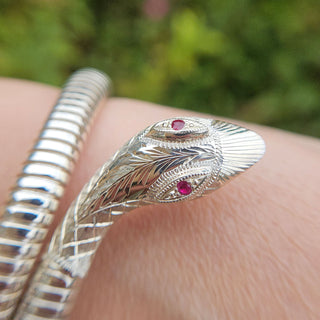 flexible snake bangle bracelet for women