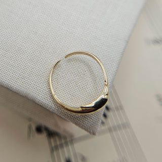 9K gold toe ring
