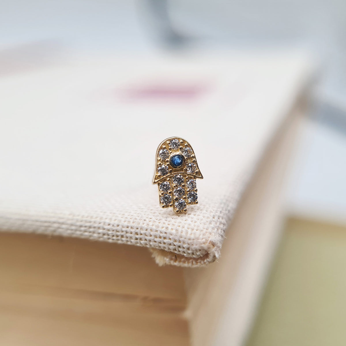 Evil eye hot sale cartilage earring