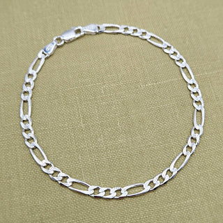 7.5 inch figaro bracelet for ladies