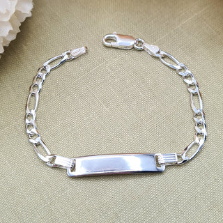 silver christening bracelet gift