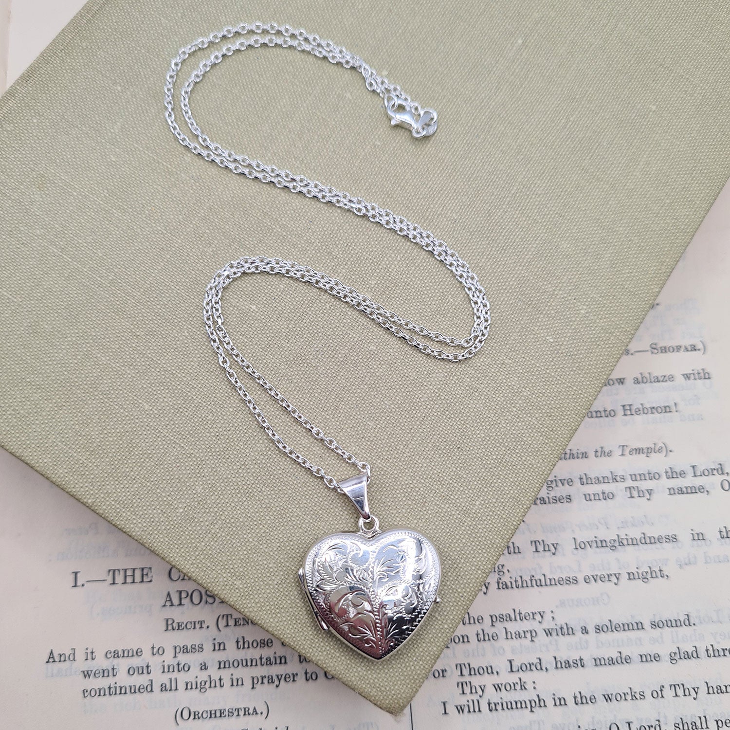 Sterling Silver Locket Pretty Locket Necklaces Personalised Extra