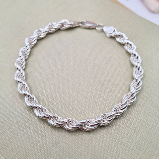 men's 925 rope bracelet