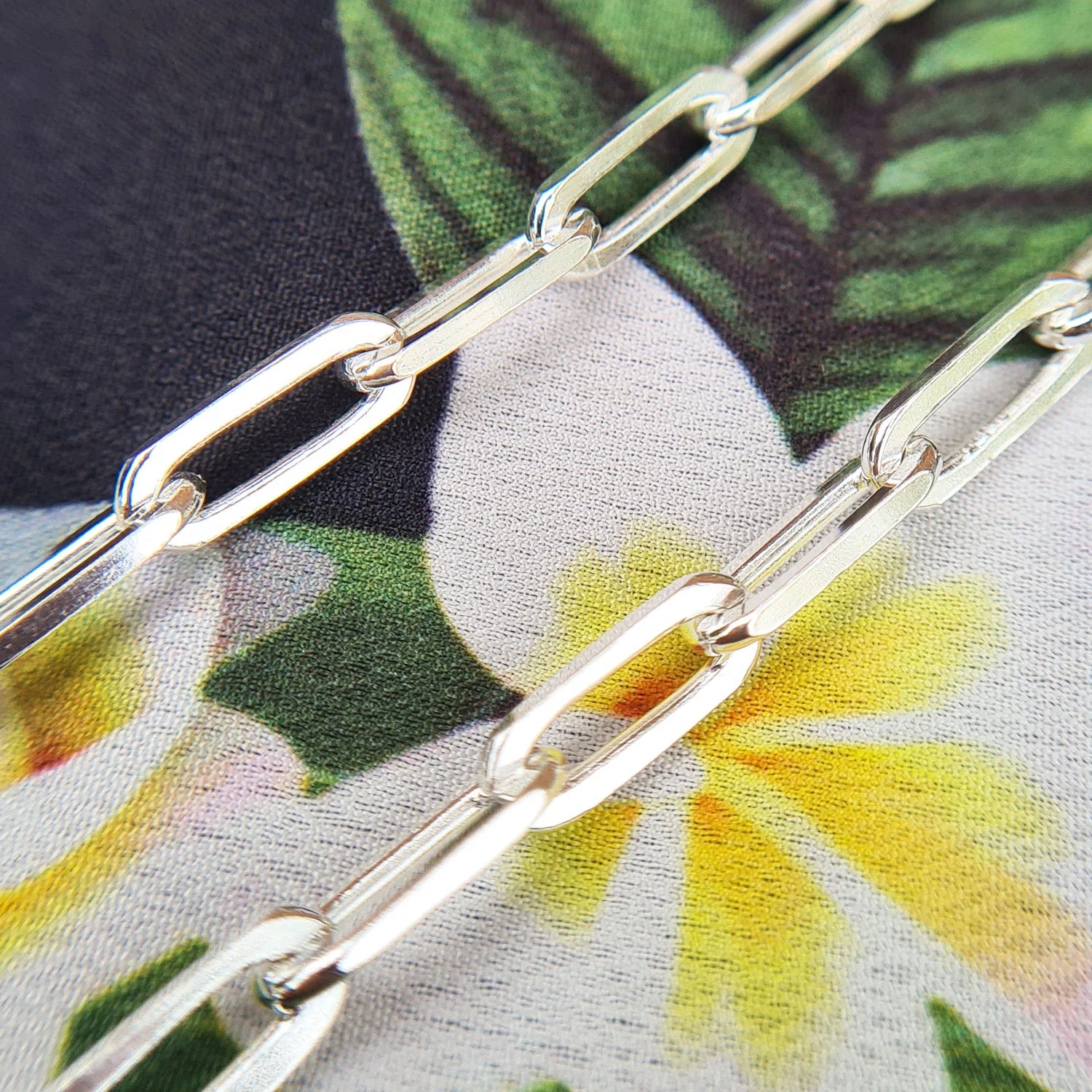 Silver chain 2025 link necklace